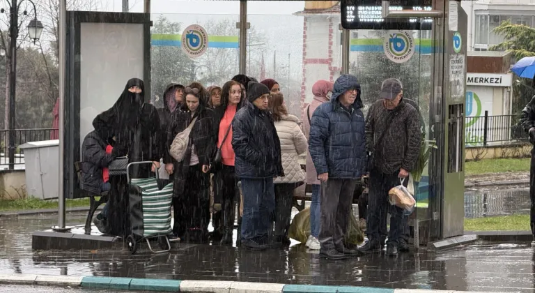 Tekirdağ'da sağanak etkili oluyor