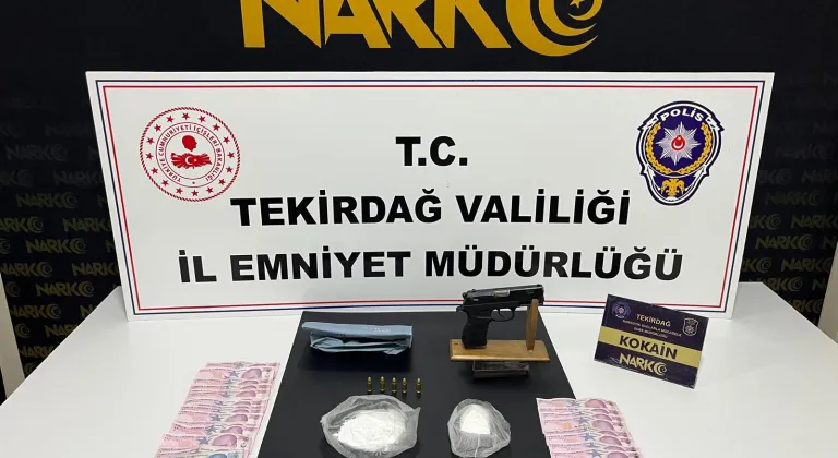 Tekirdağ'da uyuşturucu operasyonlarında 15 şüpheli tutuklandı