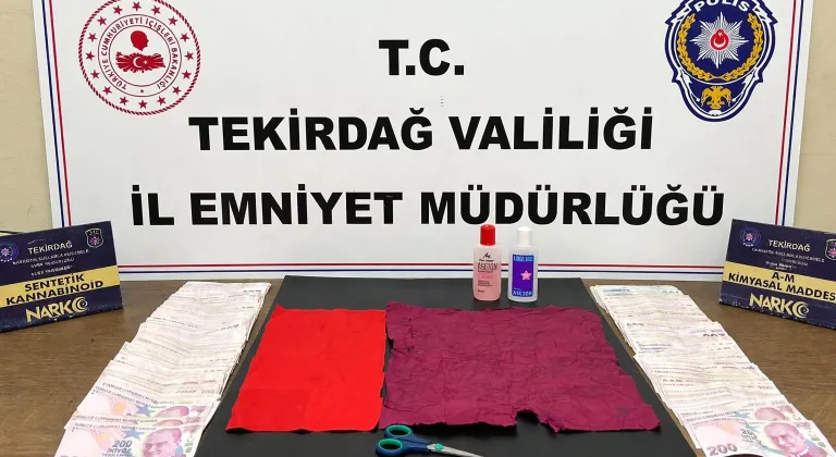 Tekirdağ'da uyuşturucu operasyonlarında yakalanan 10 şüpheli tutuklandı