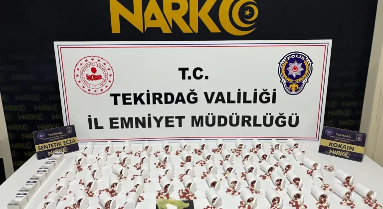Tekirdağ'da uyuşturucu operasyonlarında yakalanan 10 şüpheli tutuklandı