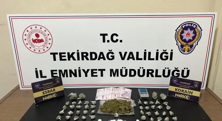 Tekirdağ’da zehir tacirlerine darbe