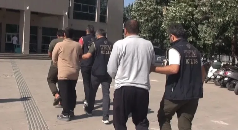 Terör örgütü DEAŞ'a yönelik Kilis merkezli operasyonda yakalanan 7 zanlı tutuklandı