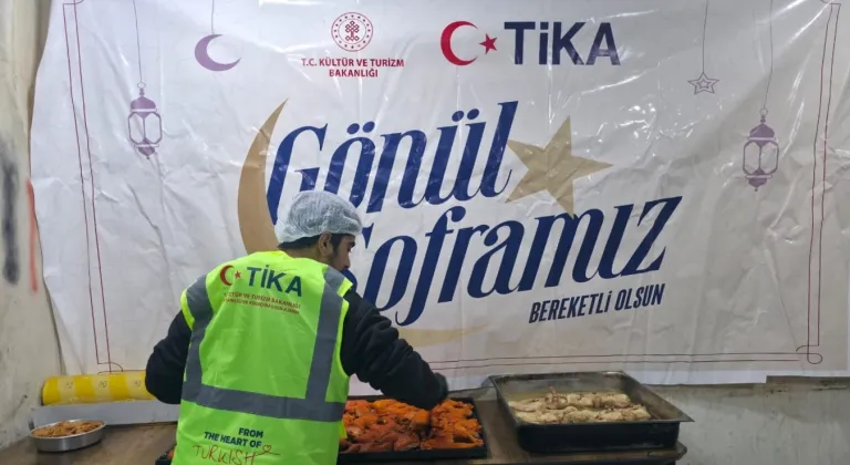TİKA Halep’te engelli yetim çocuklar ve anneleri için "Gönül Sofrası" iftarı düzenledi