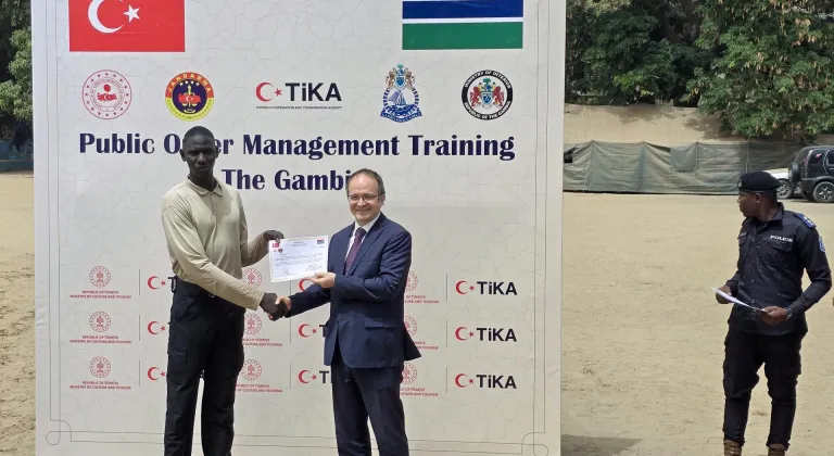 TİKA'dan Gambiya polisine toplumsal olaylara müdahale eğitimi
