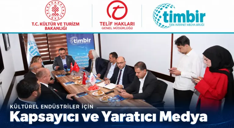 TİMBİR, kültürel endüstri için medya projesini basın lansmanıyla tanıttı