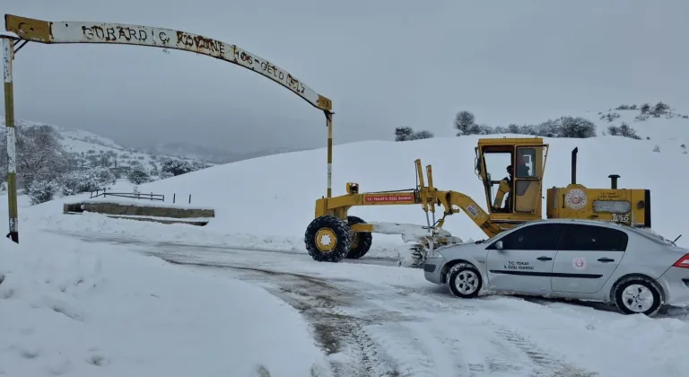 Tokat, Amasya, Kastamonu ve Sinop'ta kar nedeniyle 1080 köy yolu ulaşıma kapandı