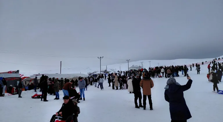 Tokat'ta kar şenliği düzenlendi