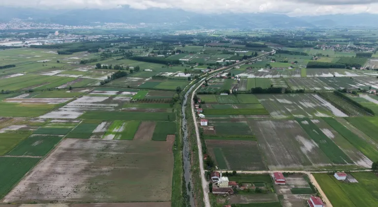 Tokat'ta sağanak nedeniyle tarım arazilerini su bastı