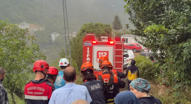 Trabzon'da fındık toplarken yamaçtan yuvarlanan kişi yaralandı
