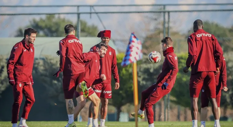 Trabzonspor, Fenerbahçe maçının hazırlıklarını sürdürdü