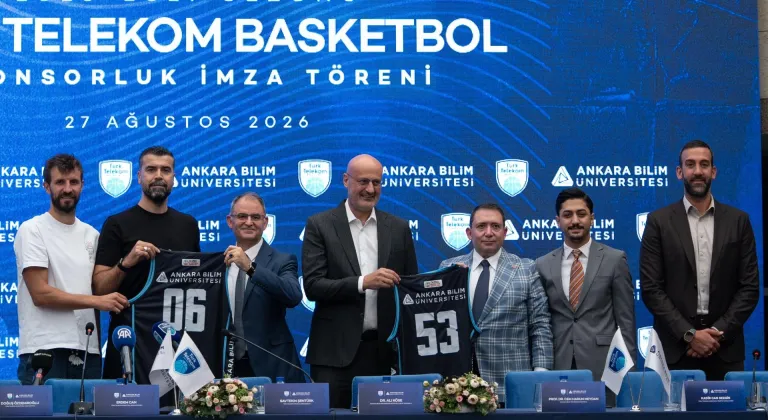 Türk Telekom Basketbol Takımı, Ankara Bilim Üniversitesi ile sponsorluk anlaşması imzaladı