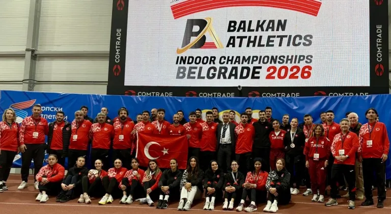 Türkiye, Balkan Salon Atletizm Şampiyonası'nda 14 madalya kazandı