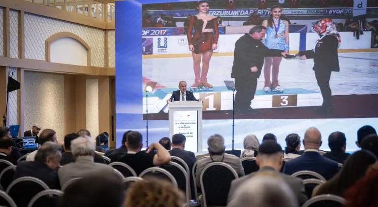 Türkiye Buz Pateni Federasyonunda başkanlığa Recep Ali Er seçildi