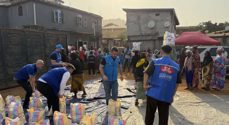 Türkiye Diyanet Vakfı, Sierra Leone'de ramazan yardımlarını sürdürüyor