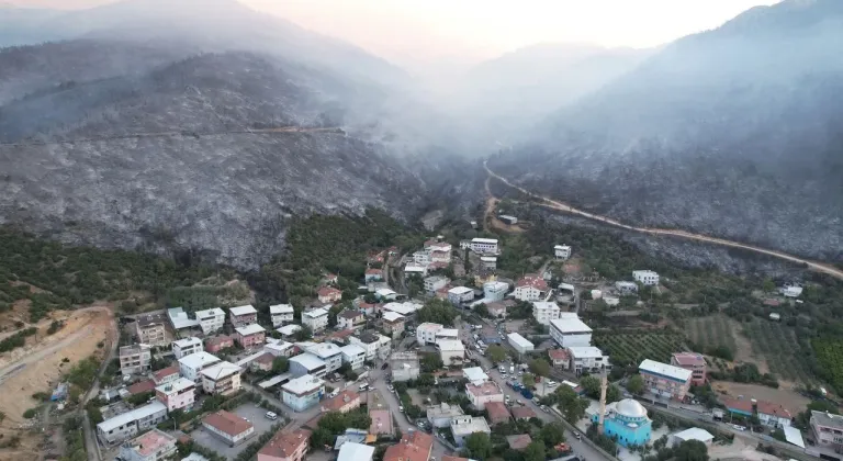 Türkiye'nin ciğerleri yandı: Çamla bezeli ormanlık alandan geriye kül yığınları kaldı