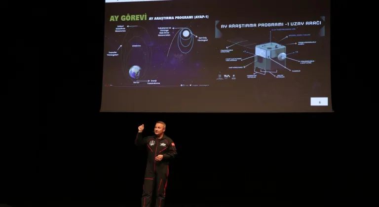 Türkiye'nin ilk astronotu Gezeravcı, Burdur'da öğrencilerle buluştu