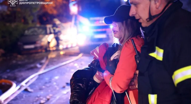 Ukrayna: Rusya'nın Dnipro'ya düzenlediği saldırıda 2 kişi öldü, 9 kişi yaralandı