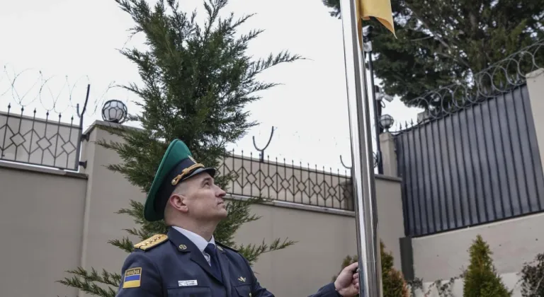 Ukrayna'nın Ankara Büyükelçiliğince Rusya-Ukrayna Savaşı'nın 4. yılı anıldı