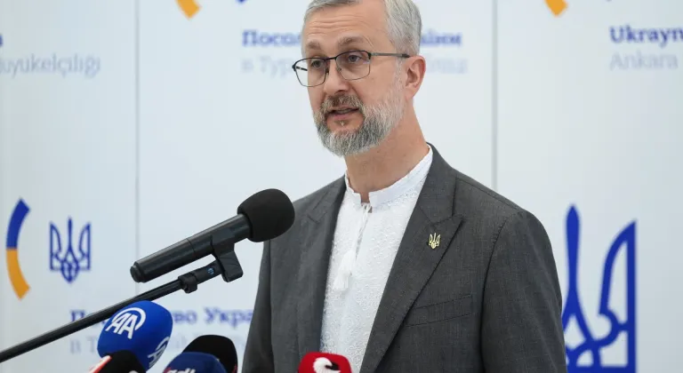 Ukrayna'nın Ankara Büyükelçisi Celal, başkentte basın mensuplarıyla bir araya geldi: