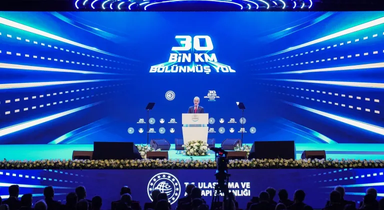 Ulaştırma ve Altyapı Bakanı Uraloğlu, "Otuz Bininci Kilometre Bölünmüş Yol Hizmete Alma Töreni"nde konuştu: