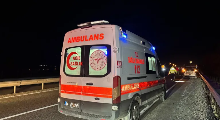 Uşak'ta cipin çarptığı yaya öldü