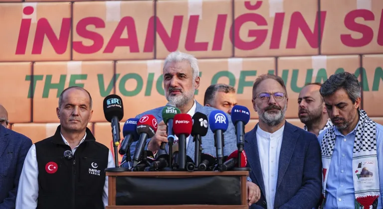 Üsküdar'da düzenlenen etkinlikte Gazze'ye destek çağrısı