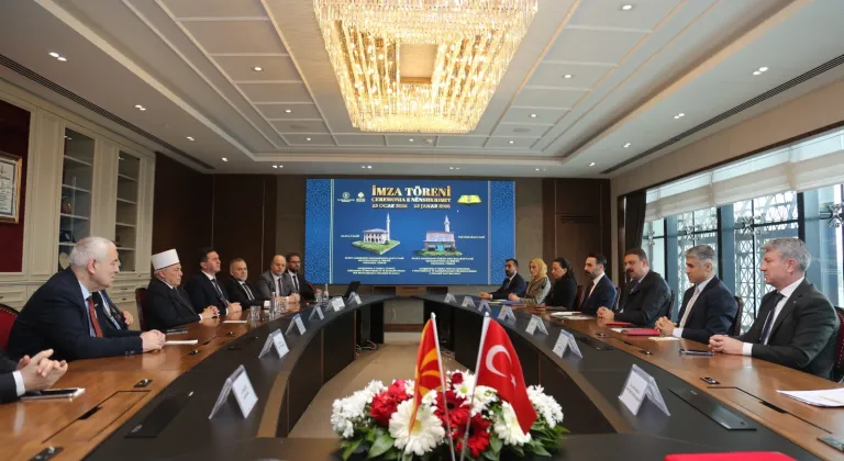 Vakıflar Genel Müdürlüğü Kuzey Makedonya'da iki camiyi restore edecek