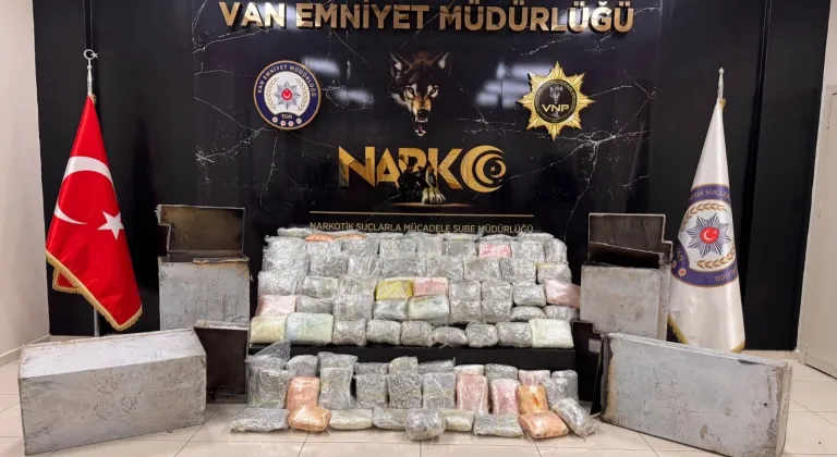 Van'da 68 kilo 500 gram uyuşturucu ele geçirildi