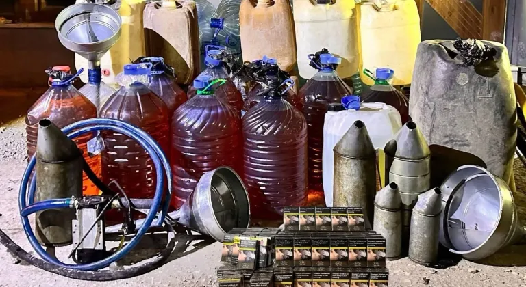 Van'da kaçak akaryakıt ve sigara ele geçirildi