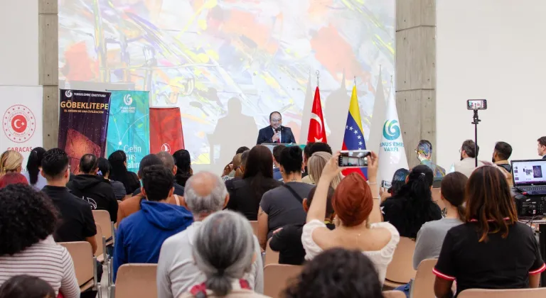 Venezuela'da Yunus Emre Enstitüsü desteğiyle Göbeklitepe sergisi açıldı
