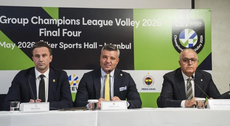 Voleybolda CEV Zeren Group Kadınlar Şampiyonlar Ligi Dörtlü Finali'nin tanıtımı yapıldı