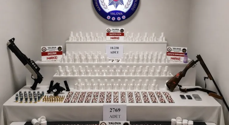 Yalova merkezli uyuşturucu operasyonunda 22 zanlı tutuklandı