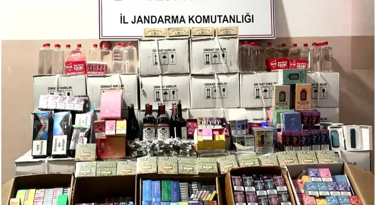 Yalova'da kaçak içki ve tütün operasyonunda 2 şüpheli gözaltına alındı