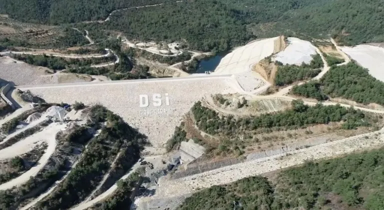 Yatağan Girme Barajı’nda su tutulmaya başlandı