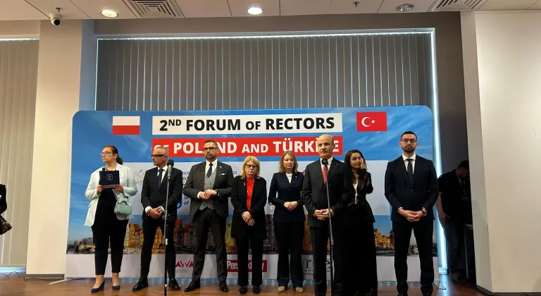 YÖK Başkanı Özvar, 2. Türkiye-Polonya Rektörler Forumu'na katıldı