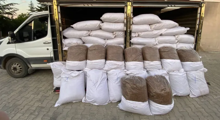 Yozgat'ta 1 ton 200 kilogram kıyılmış tütün ele geçirildi