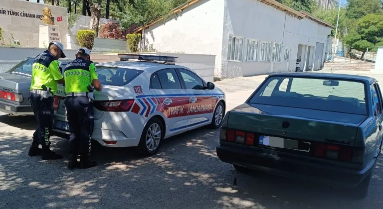 Yozgat'ta drift atan 2 sürücüye 280'er bin lira ceza