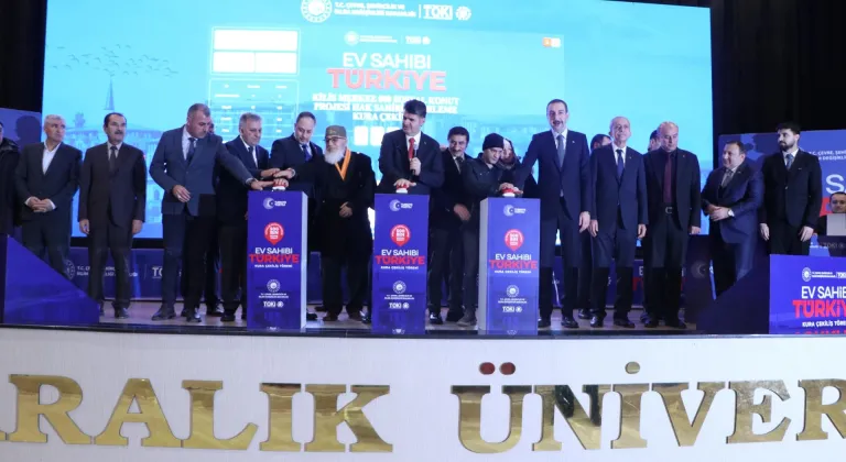 Yüzyılın Konut Projesi kapsamında Kilis'te inşa edilecek konutların hak sahipleri kurayla belirlendi