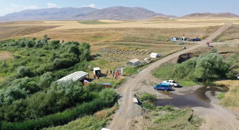 Zengin floraya sahip Ağrı'da tescilli geven balında 357 ton verim bekleniyor