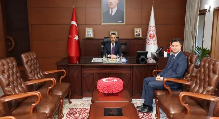 Zonguldak Valisi Hacıbektaşoğlu, Vali Yardımcısı Karasu’yu kabul etti